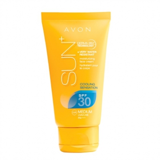 Vodootporna krema za sunčanje za lice za osjetljivu kožu SPF 30 